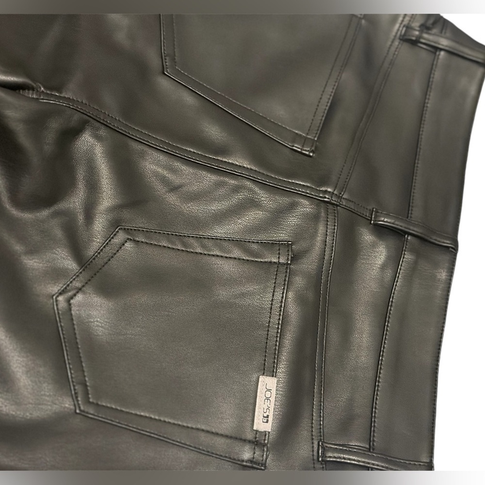 JOE’S Mid-Rise Women Black 100% Polyurethane  Pants Size 25 NWOT - Picture 7 of 10